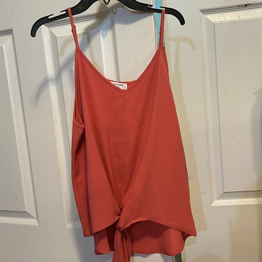 Coral tank top